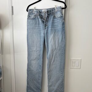 Ganni Classic Blue Denim Jeans